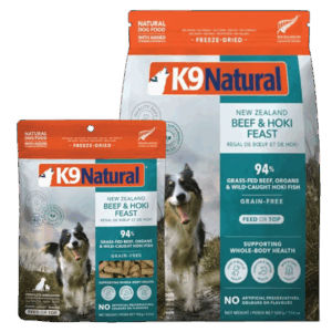 K9ナチュラル フリーズドライ ビーフ＆ホキ（白身魚）・フィースト