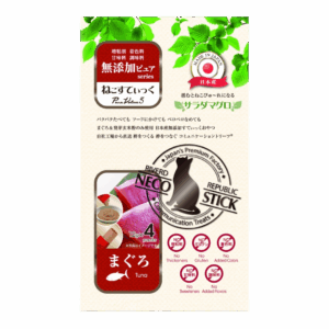 ねこすてぃっく 無添加ピュア サラダマグロ 12g×4本