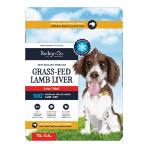 ベイリーコー フリーズドライ 牧草飼育ラムレバー 犬用 70g