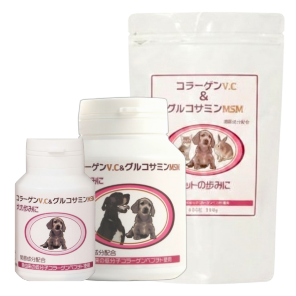 ビーエフ コラーゲンＶ．Ｃ＆グルコサミンＭＳＭ ６００粒 1個 日本ビーエフ コラーゲンV.C＆グルコサミンMSM | mipet（ミペット