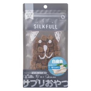 SILKFULL 犬用 ひとくちサプリおやつ 白身魚