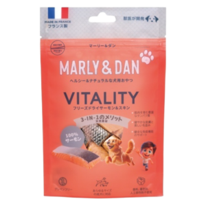 マーリー ＆ ダン フリーズドライサーモン＆スキン 犬用 50g